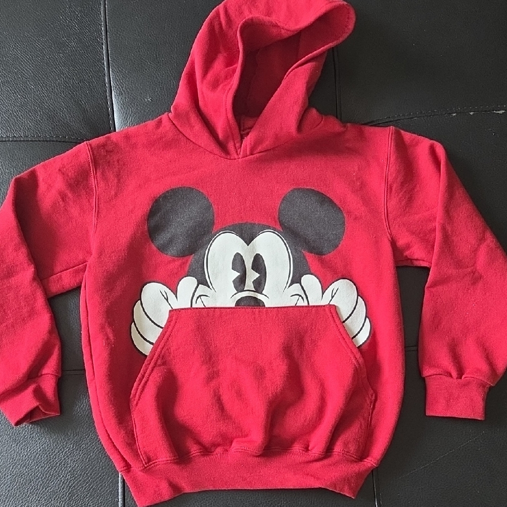 Unisex Disney Red Sweatshirt Hoodie Size Medium